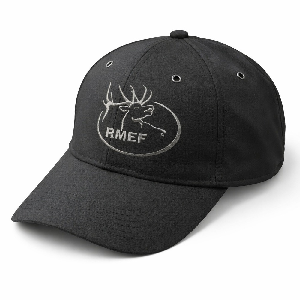 RMEF Rocky Mountain Elk Foundation‎ Life Member Hat Grey Performance Adjustable